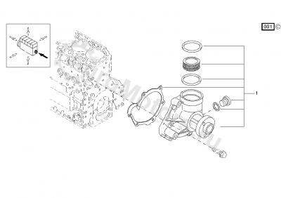 02937456 Насос водяной Вид 2