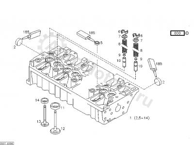 04283381 Клапан выпускной Вид 2