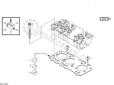 04294194 Прокладка Головки Блока Цилиндров  Вид 1