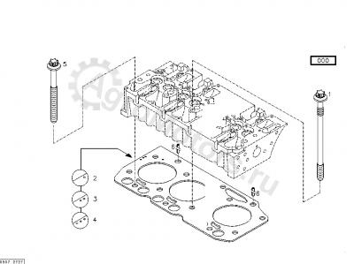 04209896 Прокладка ГБЦ Вид 1 04209896 Прокладка ГБЦ Вид 1