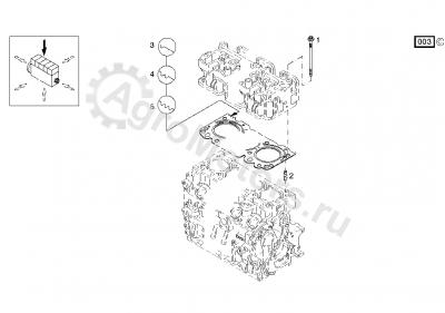 04271633 Прокладка головки блока цилиндров  Вид 2