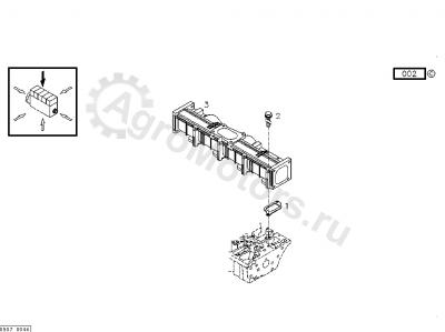 04198387 Прокладка Вид 1 04198387 Прокладка Вид 1