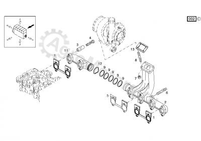04904706 Прокладка Вид 1 04904706 Прокладка Вид 1