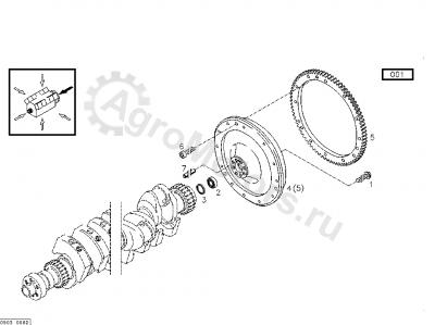 02247912 Венец маховика Вид 1 02247912 Венец маховика Вид 1