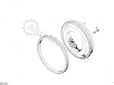 02247911 Венец маховика Вид 1 02247911 Венец маховика Вид 1