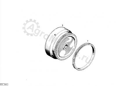 02131084 Венец маховика Вид 1 02131084 Венец маховика Вид 1