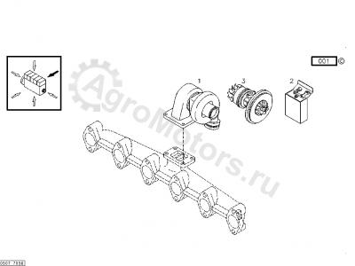 01319966 Часть турбины Вид 1 01319966 Часть турбины Вид 1