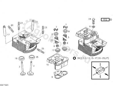 04240776 Клапан впускной Вид 1 04240776 Клапан впускной Вид 1