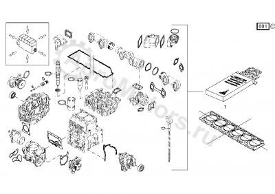 02931818 Комплект прокладок двигателя Вид 1