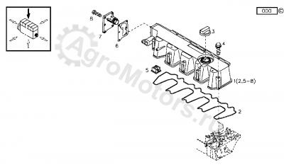 04291468 Прокладка клапанной крышки Вид 1