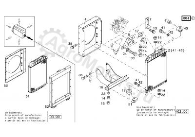 04253700 Прокладка масляного насоса Вид 1 04253700 Прокладка масляного насоса Вид 1