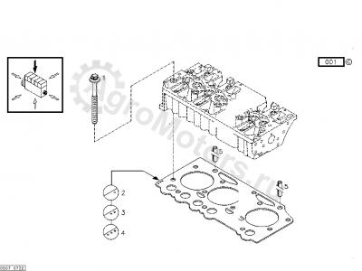 04201562 Прокладка ГБЦ металл Вид 2 04201562 Прокладка ГБЦ металл Вид 2