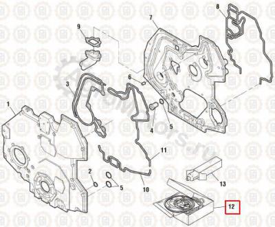 1824984C92 Набор прокладок передней крышки Вид 2