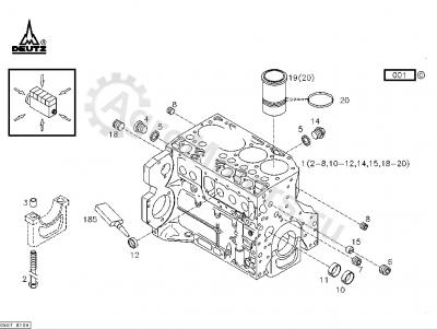04282829 Блок двигателя Вид 2