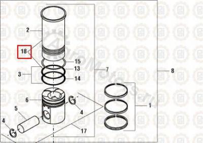 NAV1842553C91 Гильза с уплотнением Вид 2