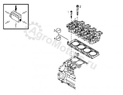 04900633 Болт ГБЦ Вид 2 04900633 Болт ГБЦ Вид 2