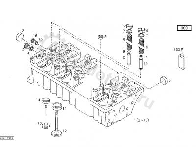 04252443 Седло выпускного клапана Вид 2