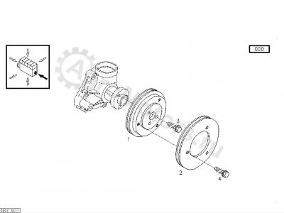 04255019 Шкив  Вид 1