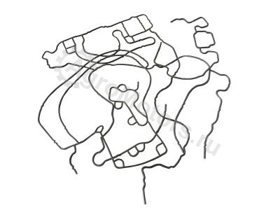 1824984C92 Набор прокладок передней крышки Вид 1