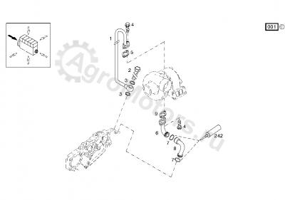 04204096 Трубка возвратная Вид 1