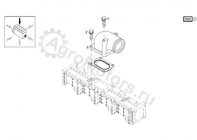 04208736 Колено воздушное Вид 1