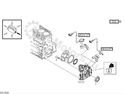 04502446 Насос масляный Вид 2 04502446 Насос масляный Вид 2