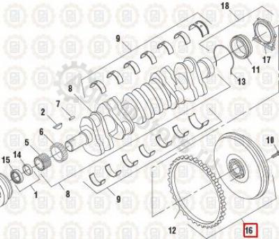 NAV1821915C91 Маховик Вид 1