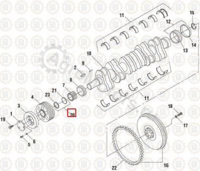 436005 Набор уплотнений Вид 2 436005 Набор уплотнений Вид 2