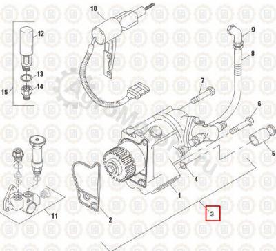NAV1890353C91 Насос высокого давления Вид 1 NAV1890353C91 Насос высокого давления Вид 1