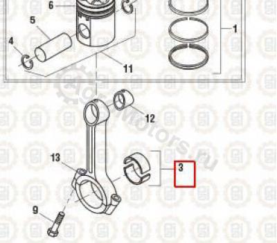 NAV1833378C91 Вкладыш Вид 1