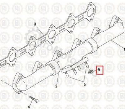 NAV1841574C2 Гайка Вид 1 NAV1841574C2 Гайка Вид 1