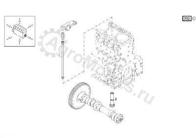 04505262 Штанга толкателя Вид 2