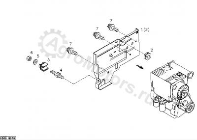 04199234 Кабельный зажим Вид 1 04199234 Кабельный зажим Вид 1