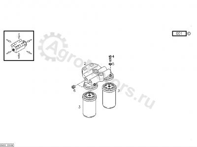 01161848 Кронштейн топливного фильтра Вид 2 01161848 Кронштейн топливного фильтра Вид 2
