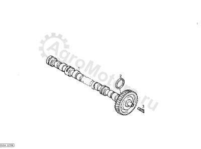 04231439 Распредвал Вид 2 04231439 Распредвал Вид 2