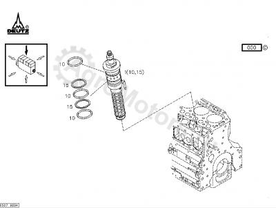 02113002 Насос топливный Вид 1 02113002 Насос топливный Вид 1