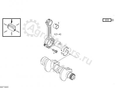 04237286 Шатун Вид 1 04237286 Шатун Вид 1