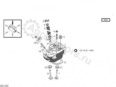 04159140 Клапан впускной Вид 2