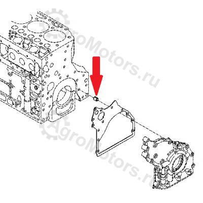 01181406 Втулка направляющая маслянного насоса Вид 2 01181406 Втулка направляющая маслянного насоса Вид 2