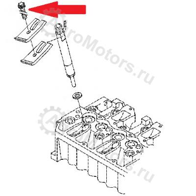 01181443 Болт форсунки  Вид 1
