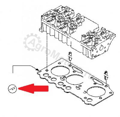 04201563 Прокладка ГБЦ Вид 2 04201563 Прокладка ГБЦ Вид 2