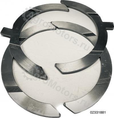 02931881 Полукольца упорные комплект на мотор std Вид 1
