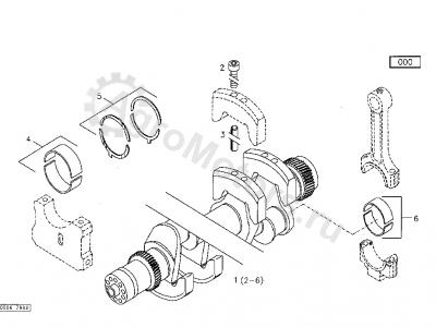 02931286AG Вкладыш коренной STD DEUTZ AG ORIGINAL Вид 1 02931286AG Вкладыш коренной STD DEUTZ AG ORIGINAL Вид 1