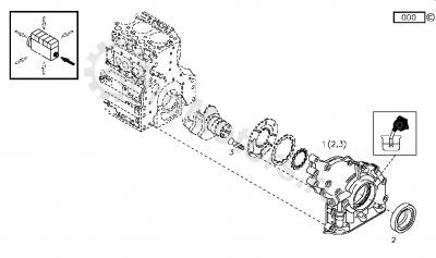 04507271 Насос масляный Вид 2 04507271 Насос масляный Вид 2
