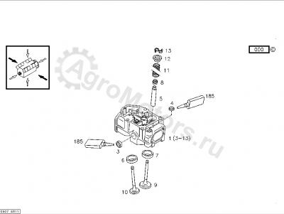 04226413 Клапан впускной Вид 1 04226413 Клапан впускной Вид 1
