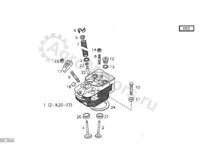 02108102 Сухарь клапана Вид 2 02108102 Сухарь клапана Вид 2