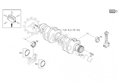 04231467 Вкладыш коренной Вид 2
