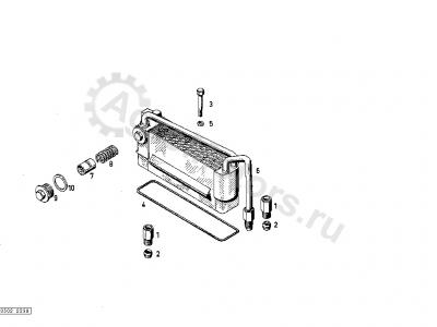 02231757 Радиатор масляный Вид 1 02231757 Радиатор масляный Вид 1