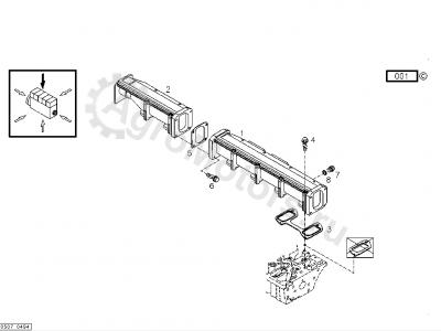 04255362 Прокладка впускного коллектора Вид 2