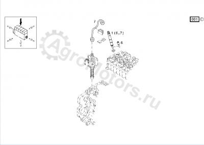 02112357 Трубка высокого давления Вид 2 02112357 Трубка высокого давления Вид 2